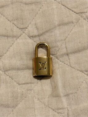 Louis Vuitton LV Padlock Lock & Matching Key #321 Made in France